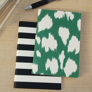 Kate Spade 2 Notebooks - Striped & Ikat Prints